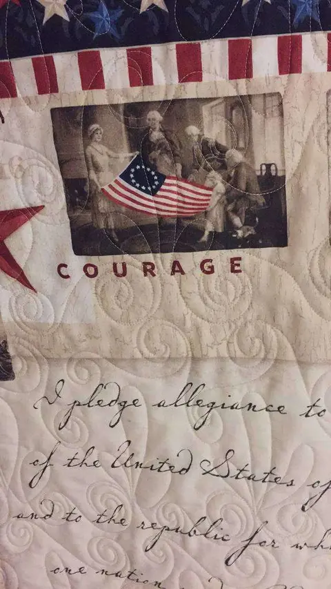 American Flag Quilt, photo 5 of 5