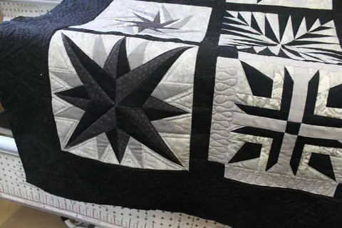 Black and White Beauty Quilt, photo 14 of 31