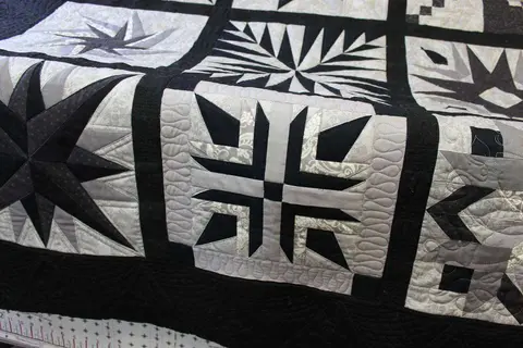 Black and White Beauty Quilt, photo 15 of 31