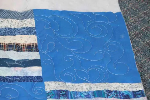 Blocks and Stripes Quilt, photo 5 of 9