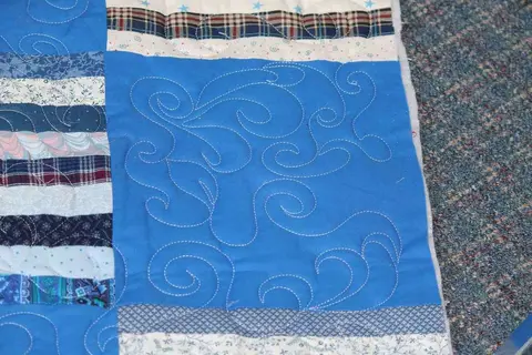 Blocks and Stripes Quilt, photo 6 of 9