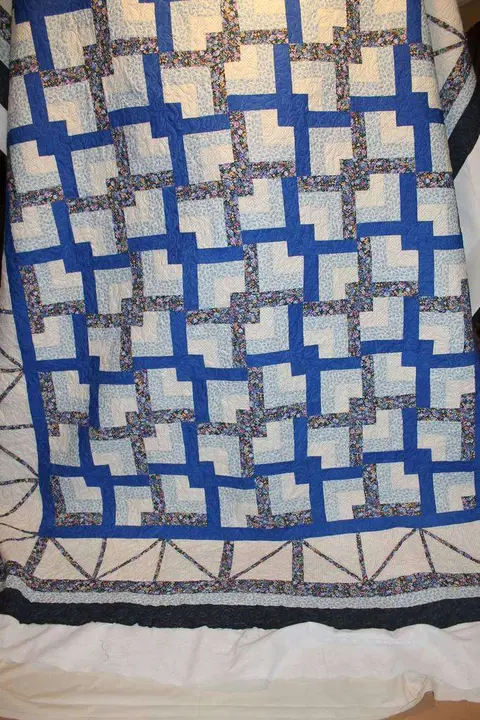 Blue, Black and White Quilt, photo 9 of 11