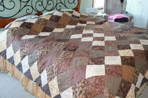 Brown Boondoggle Quilt, photo 1 of 6