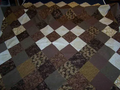 Brown Boondoggle Quilt, photo 5 of 6