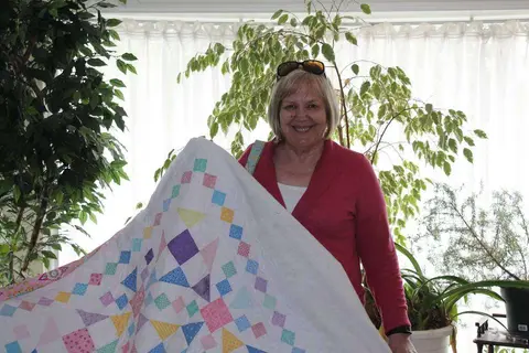 Diamonds and Triangles Quilt, photo 1 of 14