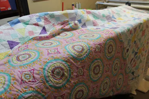 Diamonds and Triangles Quilt, photo 4 of 14