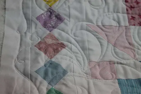 Diamonds and Triangles Quilt, photo 5 of 14