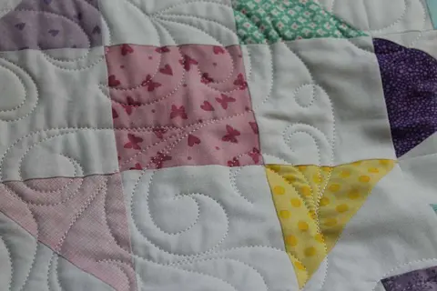 Diamonds and Triangles Quilt, photo 6 of 14