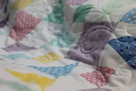 Diamonds and Triangles Quilt, photo 7 of 14
