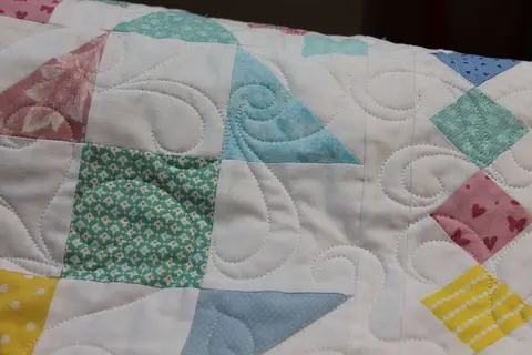 Diamonds and Triangles Quilt, photo 9 of 14