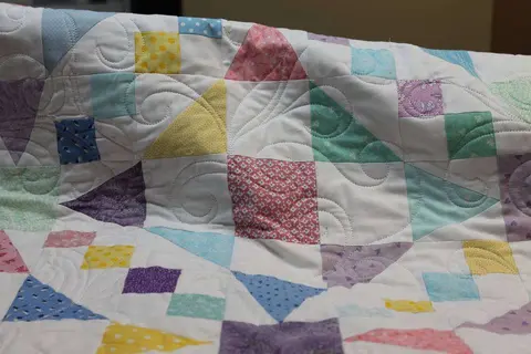 Diamonds and Triangles Quilt, photo 10 of 14