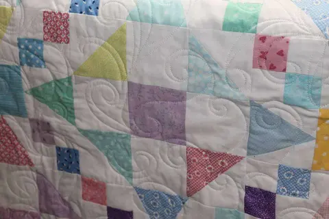 Diamonds and Triangles Quilt, photo 11 of 14