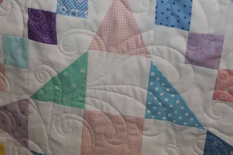 Diamonds and Triangles Quilt, photo 12 of 14