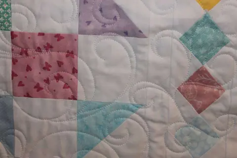 Diamonds and Triangles Quilt, photo 13 of 14