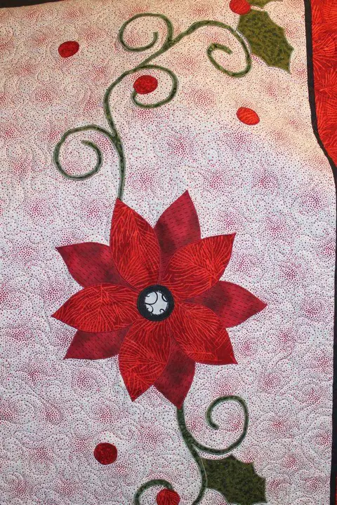 Fancy Point Setter Quilt, photo 2 of 11