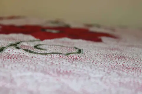 Fancy Point Setter Quilt, photo 5 of 11
