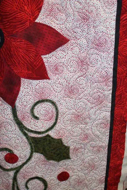 Fancy Point Setter Quilt, photo 10 of 11