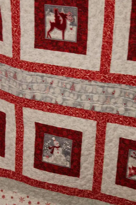 Flannel Christmas Quilt, photo 4 of 19