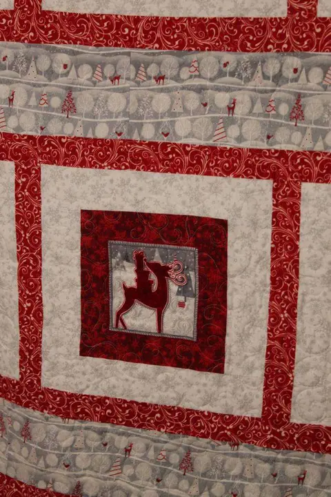 Flannel Christmas Quilt, photo 5 of 19