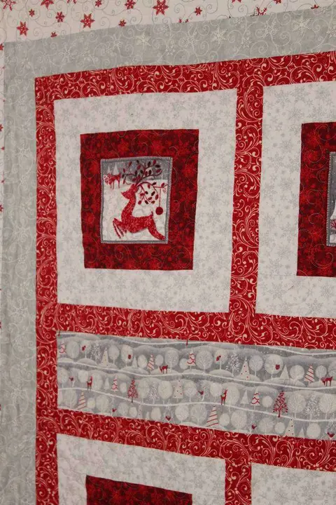 Flannel Christmas Quilt, photo 7 of 19