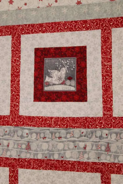 Flannel Christmas Quilt, photo 8 of 19