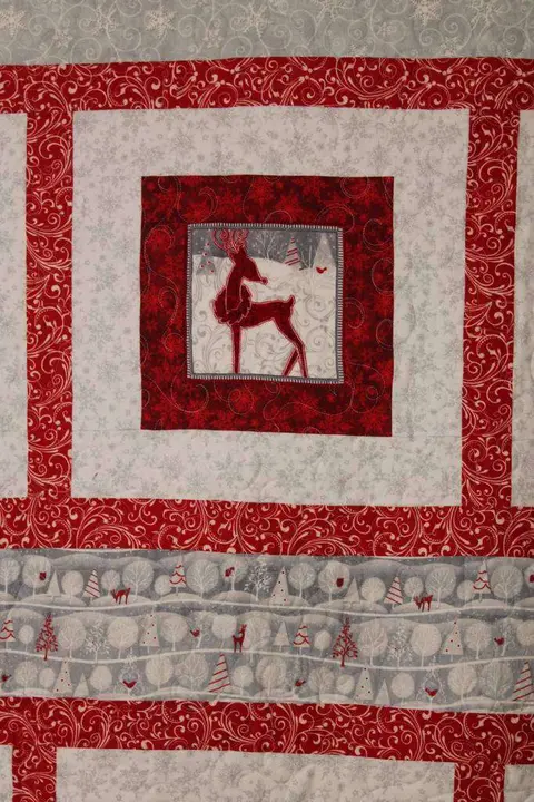 Flannel Christmas Quilt, photo 9 of 19