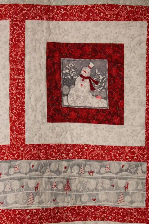 Flannel Christmas Quilt, photo 14 of 19