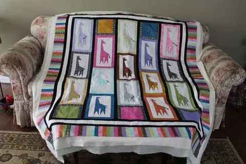 Giraffe Quilt, photo 4 of 33