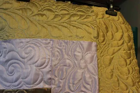 Green, Gold And Pink Quilt, photo 37 of 48