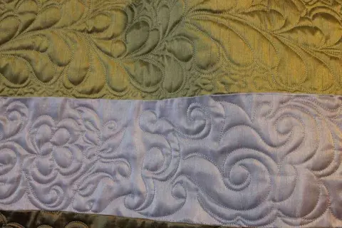Green, Gold And Pink Quilt, photo 39 of 48