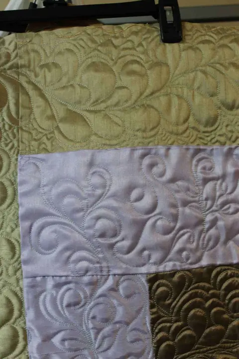 Green, Gold And Pink Quilt, photo 43 of 48