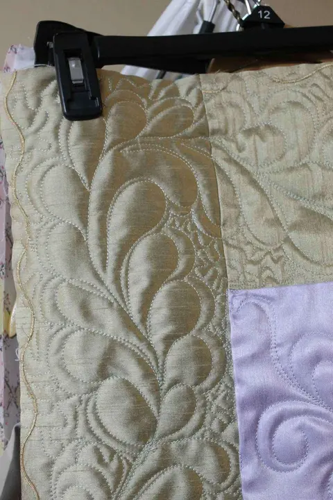 Green, Gold And Pink Quilt, photo 45 of 48