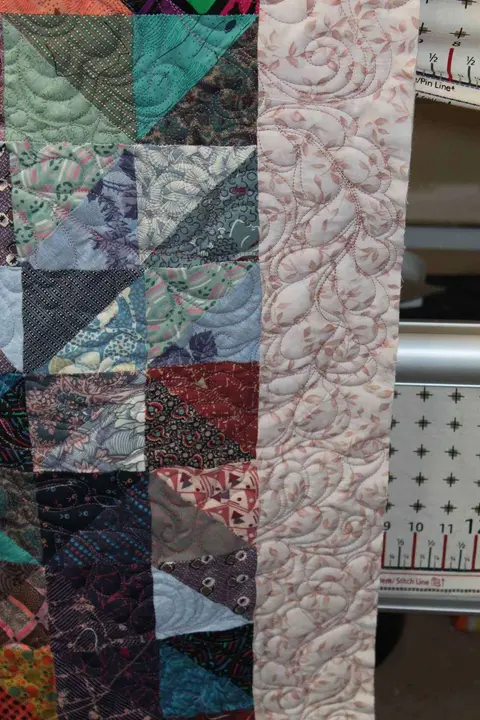 Half Square triangle Quilt, photo 4 of 5