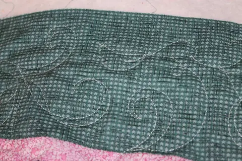Irish Chain Pink Quilt