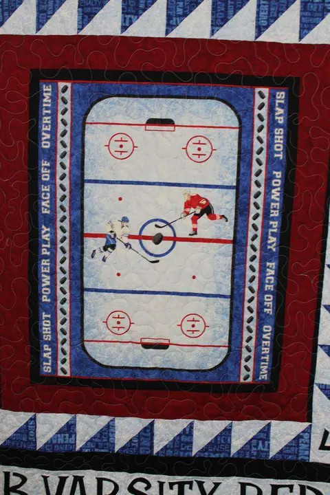 Life In Hockey Quilt, photo 7 of 8