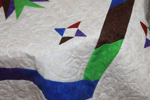 Paper Pieced Stars Quilt, photo 3 of 33