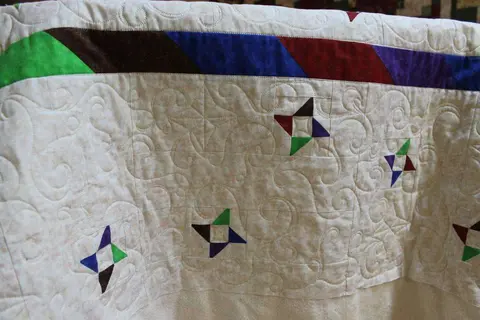 Paper Pieced Stars Quilt, photo 9 of 33