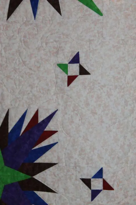 Paper Pieced Stars Quilt, photo 12 of 33