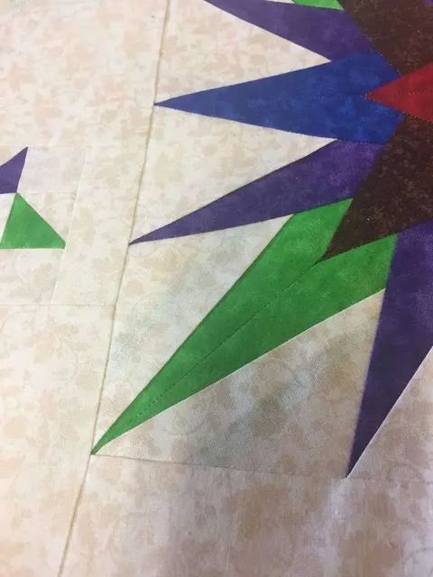 Paper Pieced Stars Quilt, photo 18 of 33