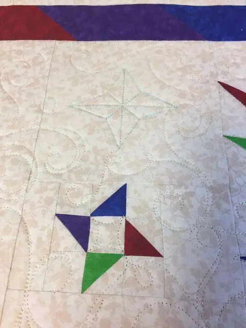 Paper Pieced Stars Quilt, photo 21 of 33