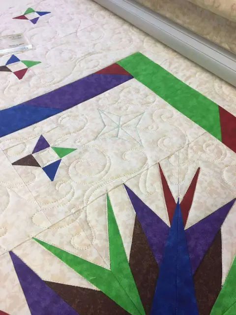 Paper Pieced Stars Quilt, photo 22 of 33