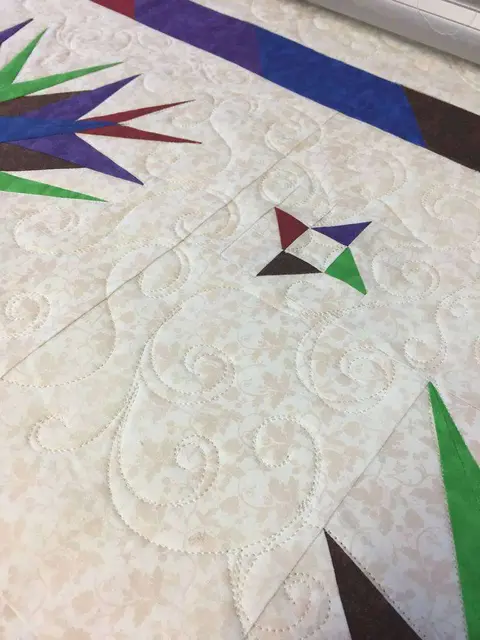 Paper Pieced Stars Quilt, photo 23 of 33