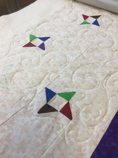 Paper Pieced Stars Quilt, photo 24 of 33