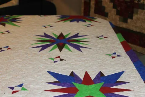 Paper Pieced Stars Quilt, photo 32 of 33