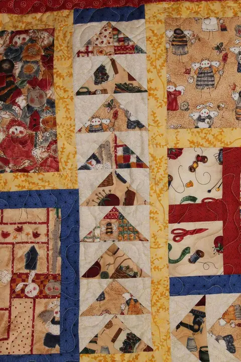 Patchwork Rabbit Quilt, photo 4 of 6