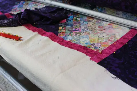 Purple Bargello Quilt, photo 3 of 33