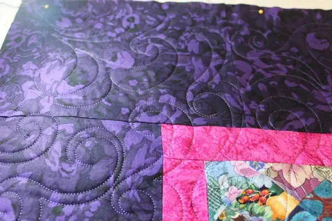 Purple Bargello Quilt, photo 7 of 33