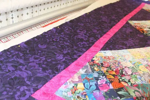 Purple Bargello Quilt, photo 9 of 33