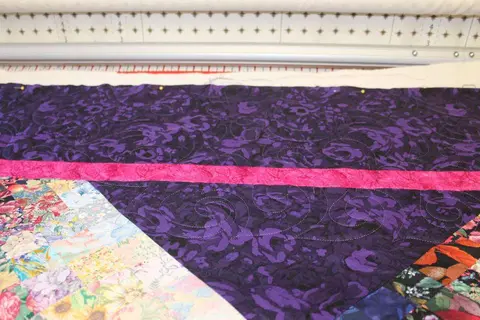 Purple Bargello Quilt, photo 10 of 33