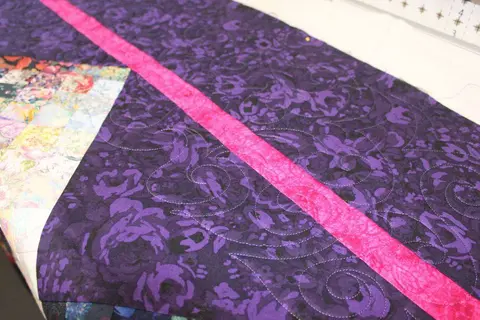 Purple Bargello Quilt, photo 14 of 33